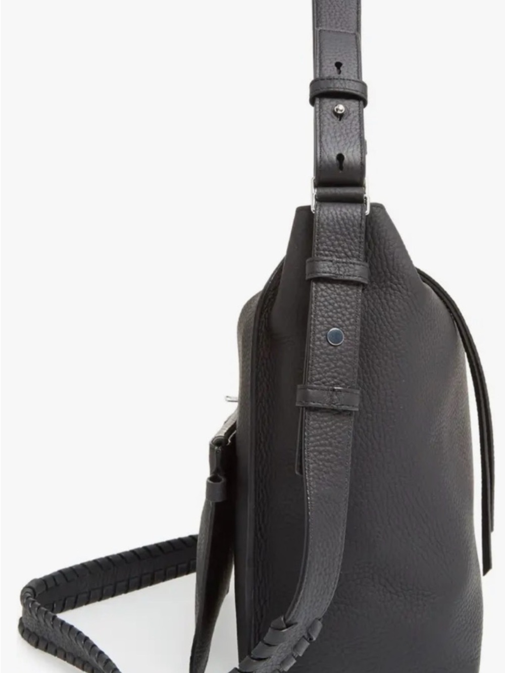 All Saints Black Kita shoulder bag - Picture 3 of 7